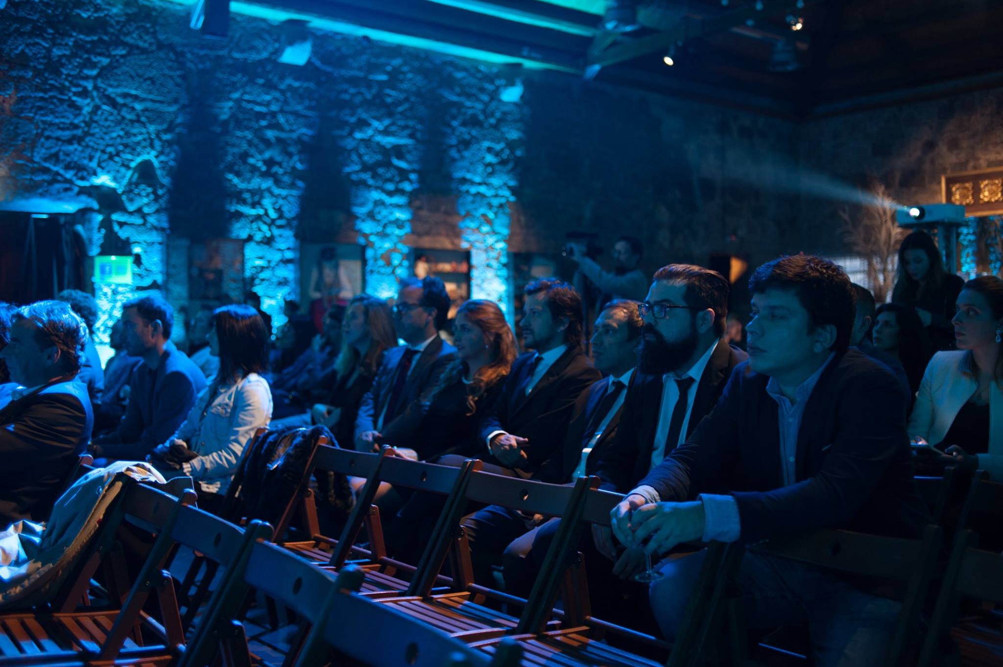 Audience at a corporate event